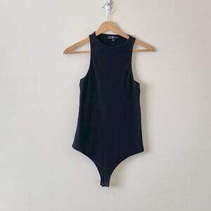 7 For All Mankind Black Bodysuit